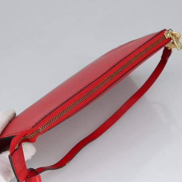 LOUIS VUITTON Epi Pochette Accessoires Accessory Pouch Red M52987 Auth bs19522 - Picture 6 of 16